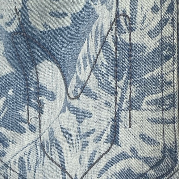 Show me your Mumu Blue jeans wide leg bell bottom Berkeley Bells small f… - Picture 8 of 11